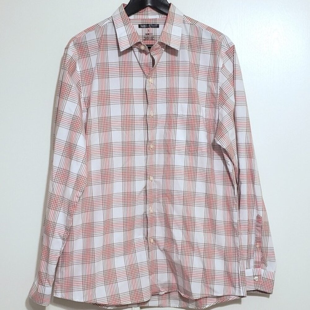 Van Heusen White Casual Button Down Shirt